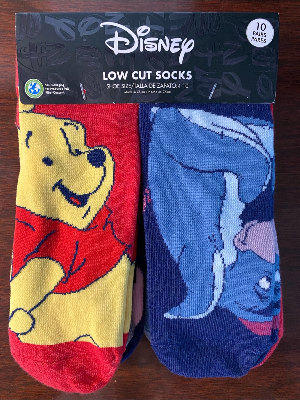 Disney Low Cut Socks - Winnie the Pooh